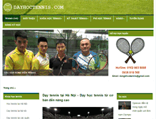 Tablet Screenshot of dayhoctennis.com